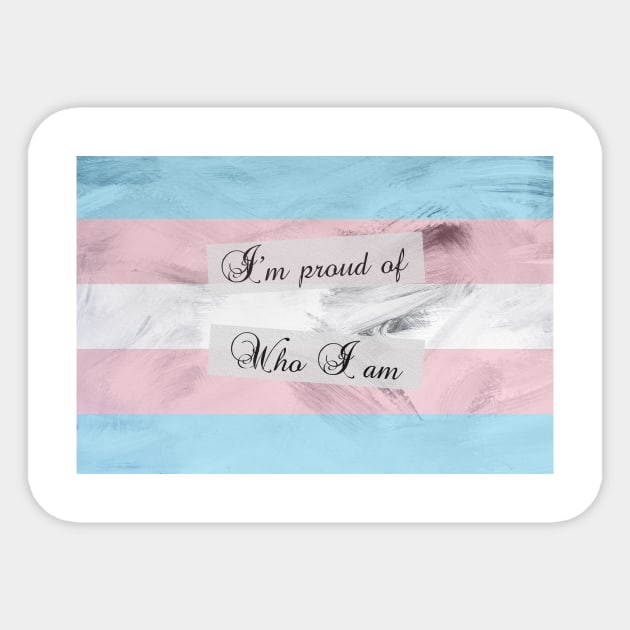 Trans Pride Sticker by Caliel